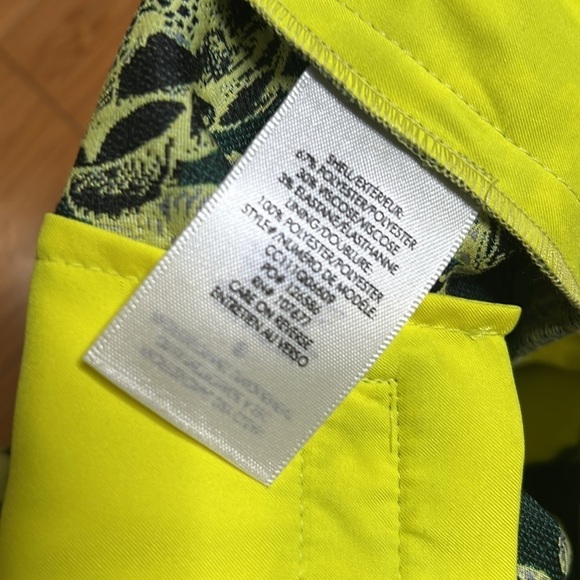 NWT Alice + Olivia Womens Cady Shorts Sz 10 Floral Print High Waisted Sunflower - Picture 7 of 8